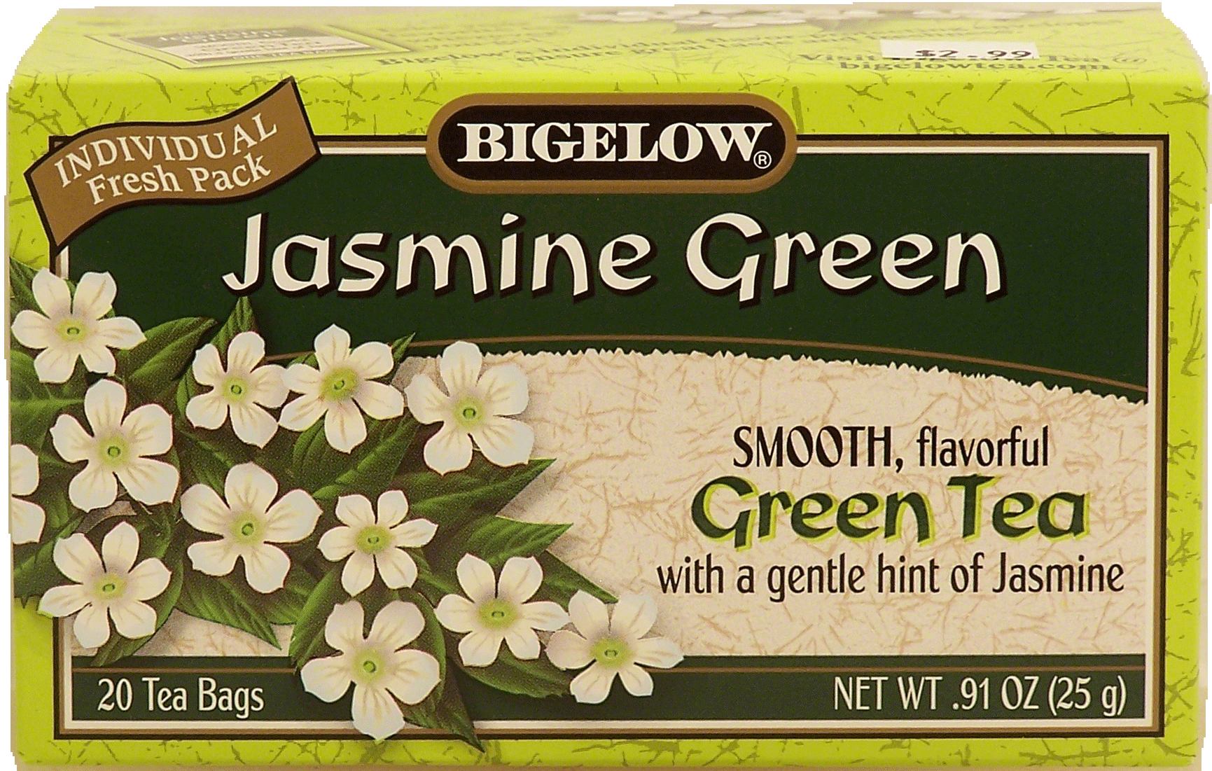 Bigelow Green Tea Bags Jasmine Green All Natural Full-Size Picture